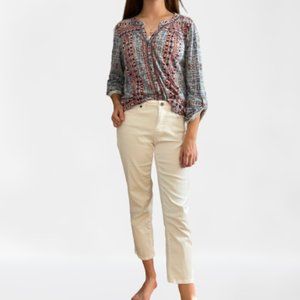 Style & Co Colorful Long-Sleeved Blouse